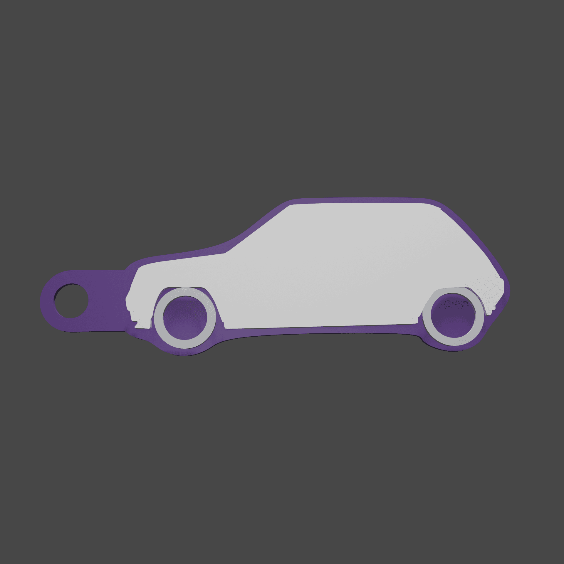 Renault 5 Keychain 3d model