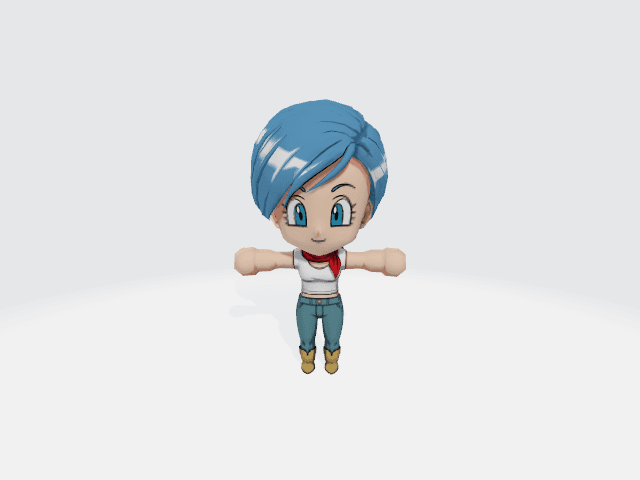 Baby Bulma 3d model