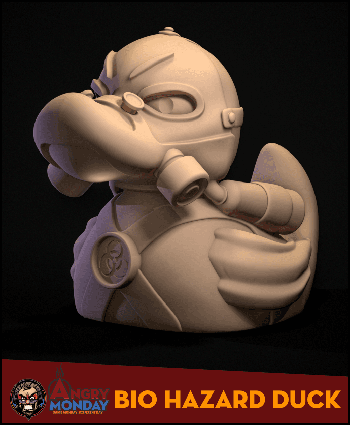 Biohazard Duck 3d model