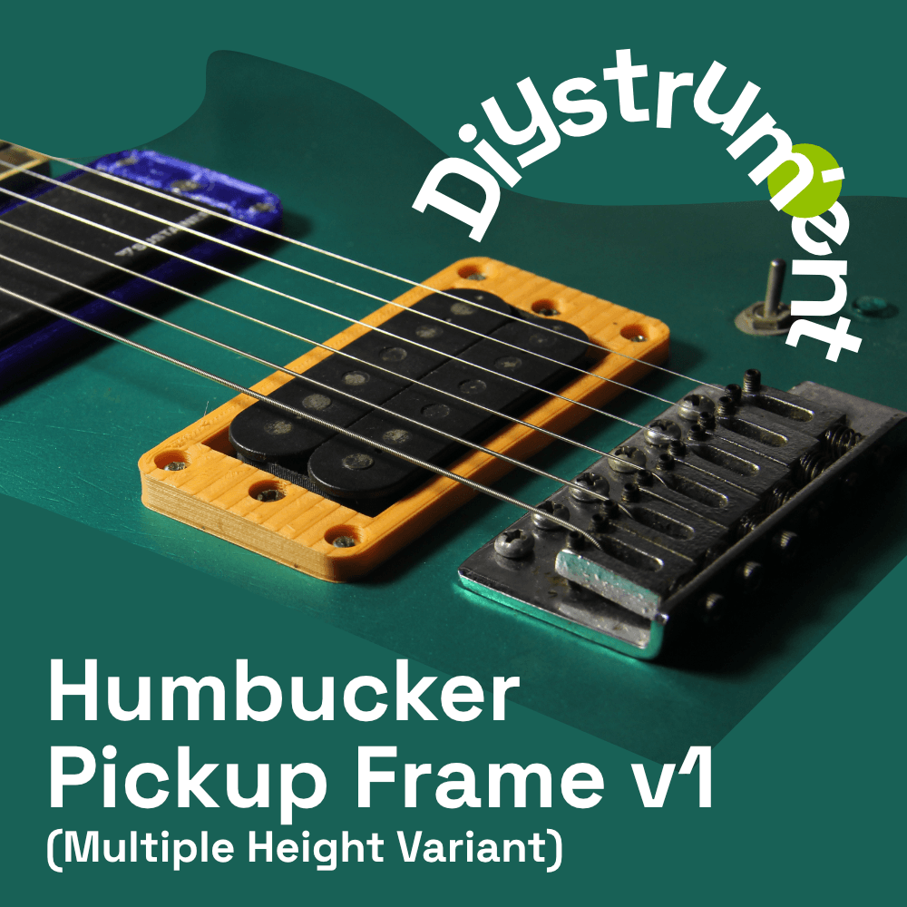 Humbucker Pickup Frame v1 3d model