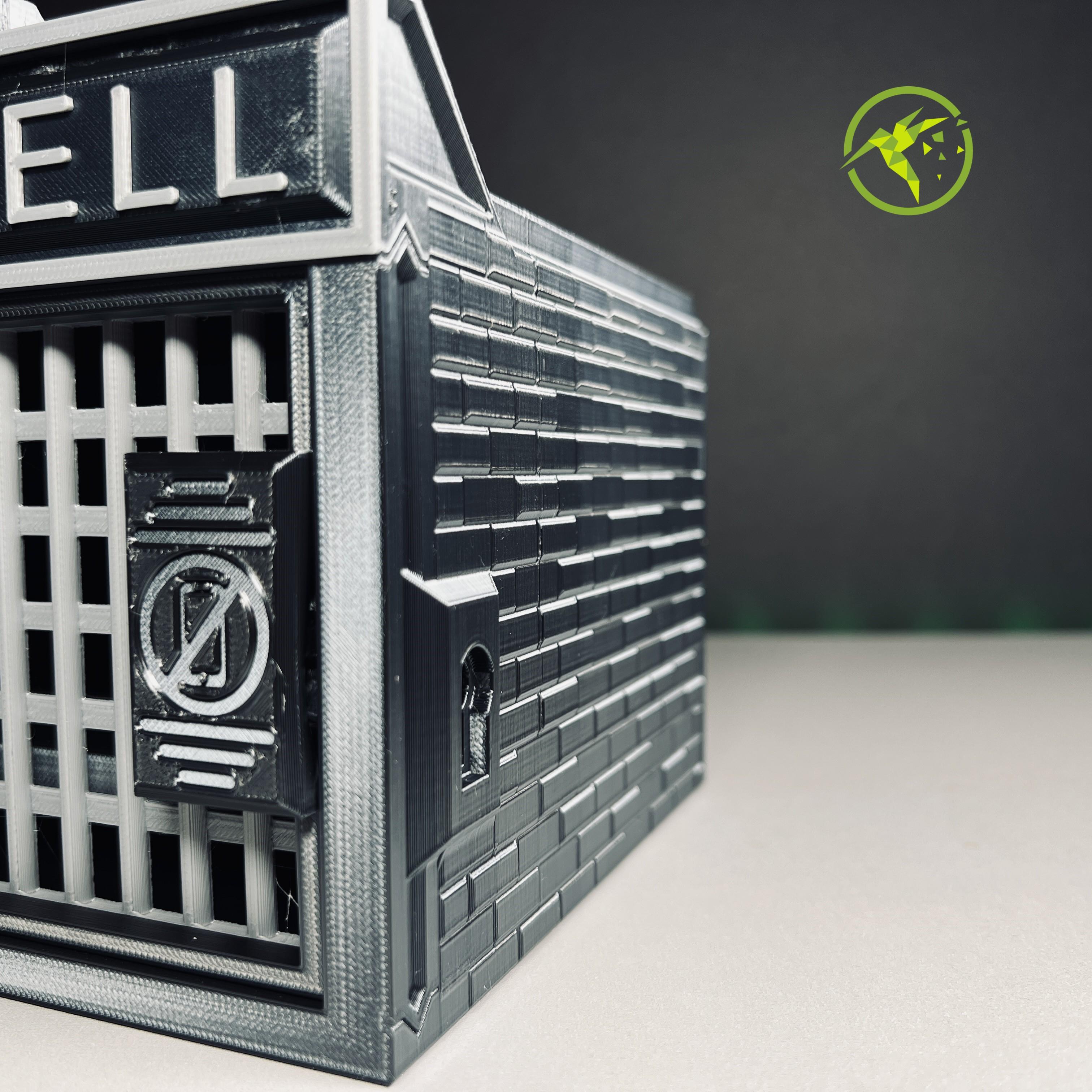 The Social Cell - Smartphone Jail Cell, Phone Storage 3d model