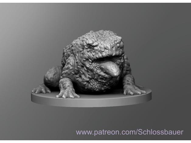 Zombie Giant Toad 3d model