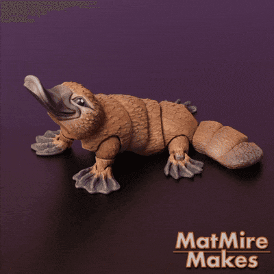 Platypus - Articulated Figure 3d model