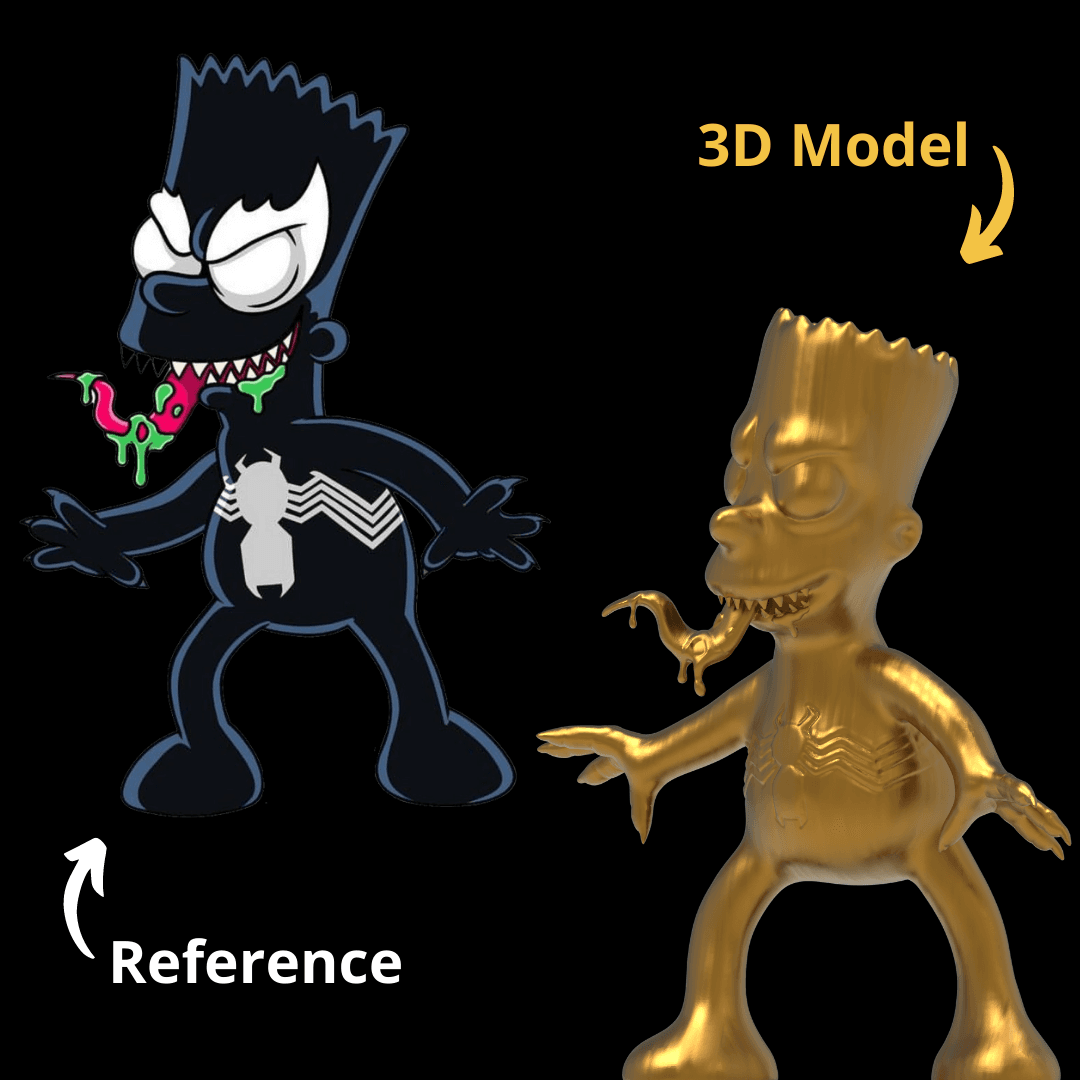 Venom Bart.stl 3d model