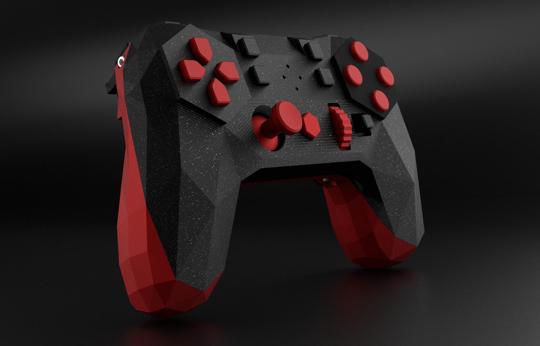 Alpakka Ridge Thumbstick Variant 3d model