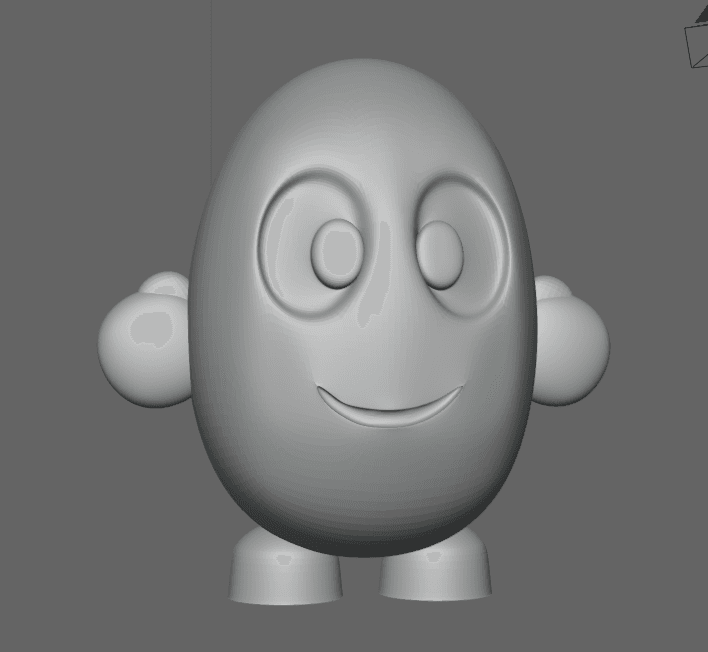 Dizzy the egg 3d model