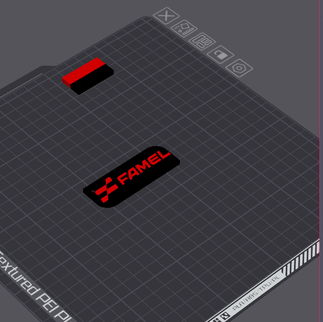 Keychain: Famel I 3d model