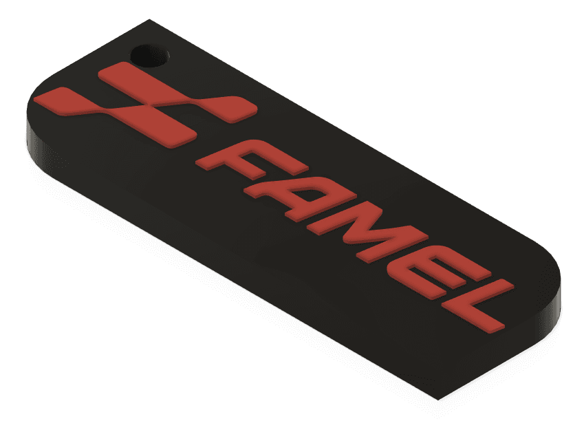 Keychain: Famel I 3d model