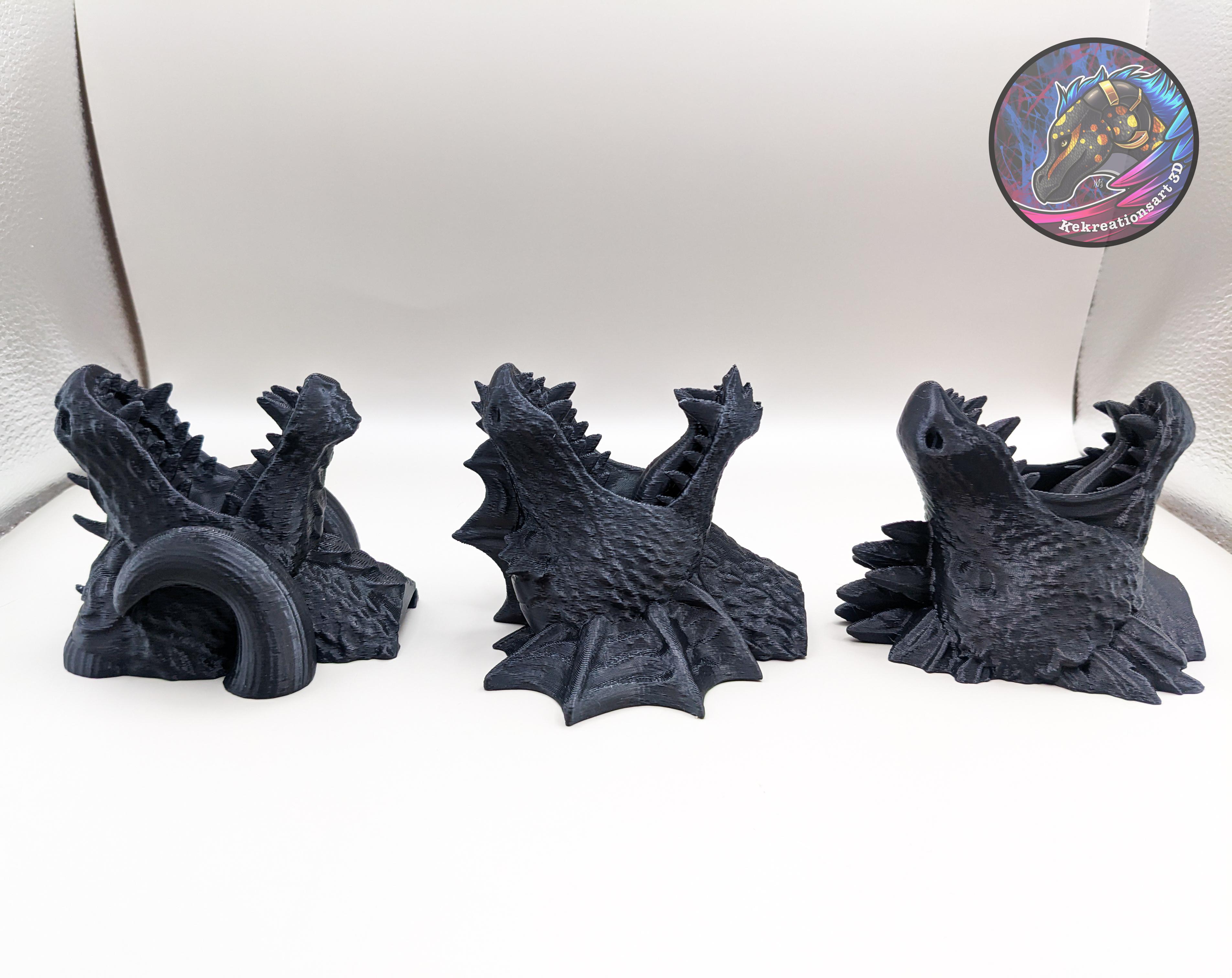 Dragon Wall Hanger Set 3d model