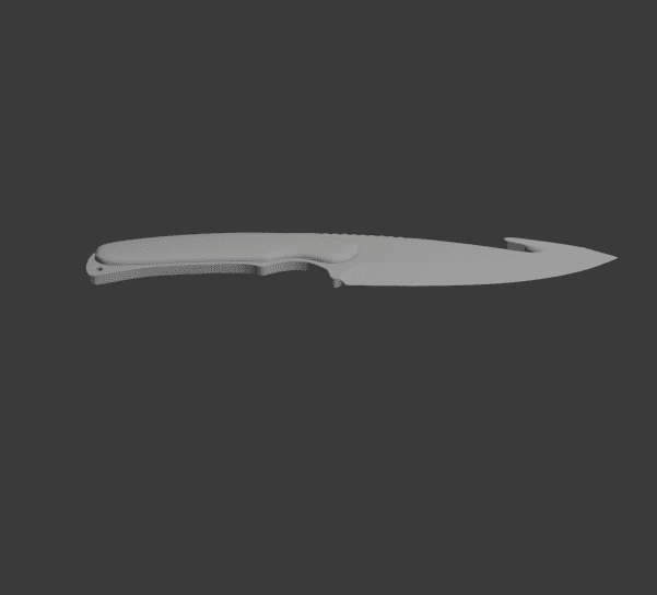 Gut knife CSGO 3d model