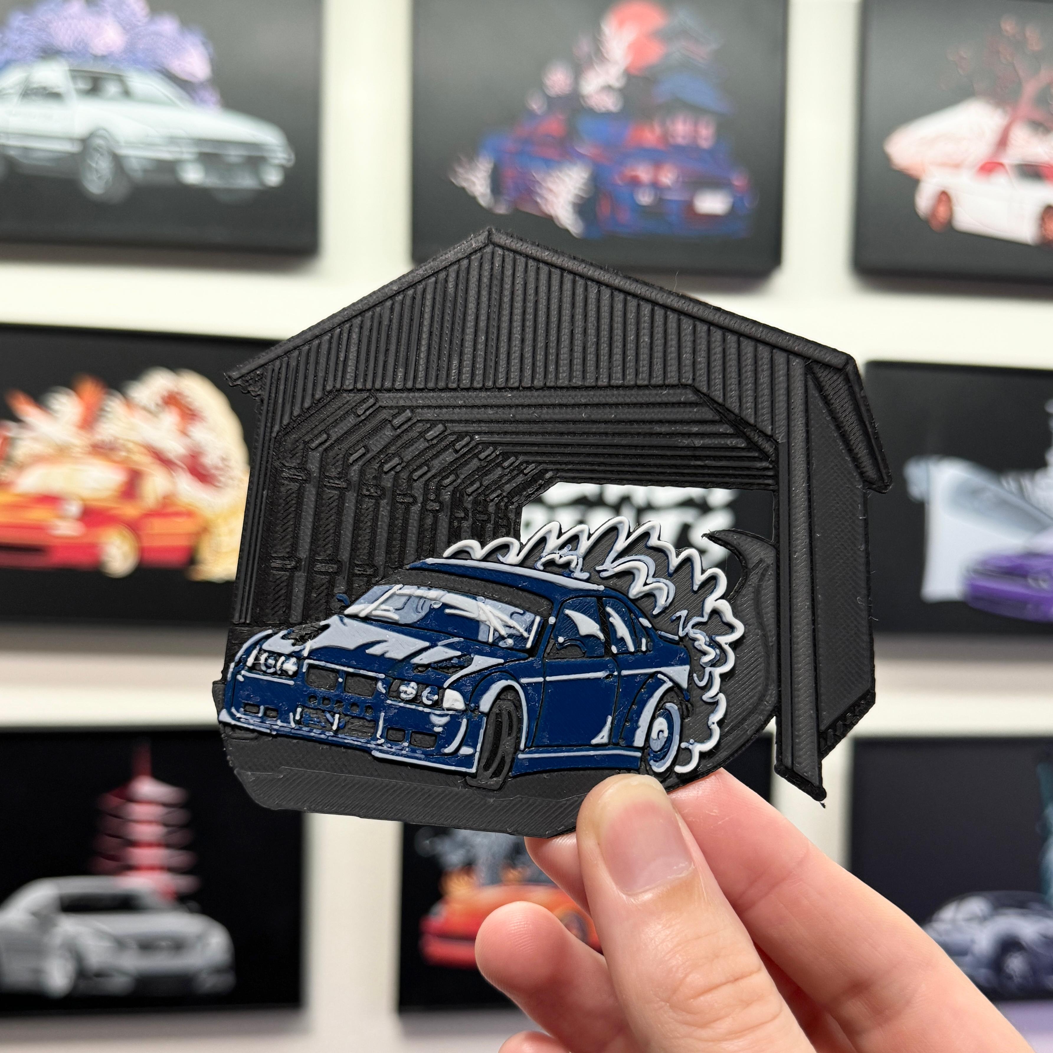 Backroads E36 Magnet 3d model