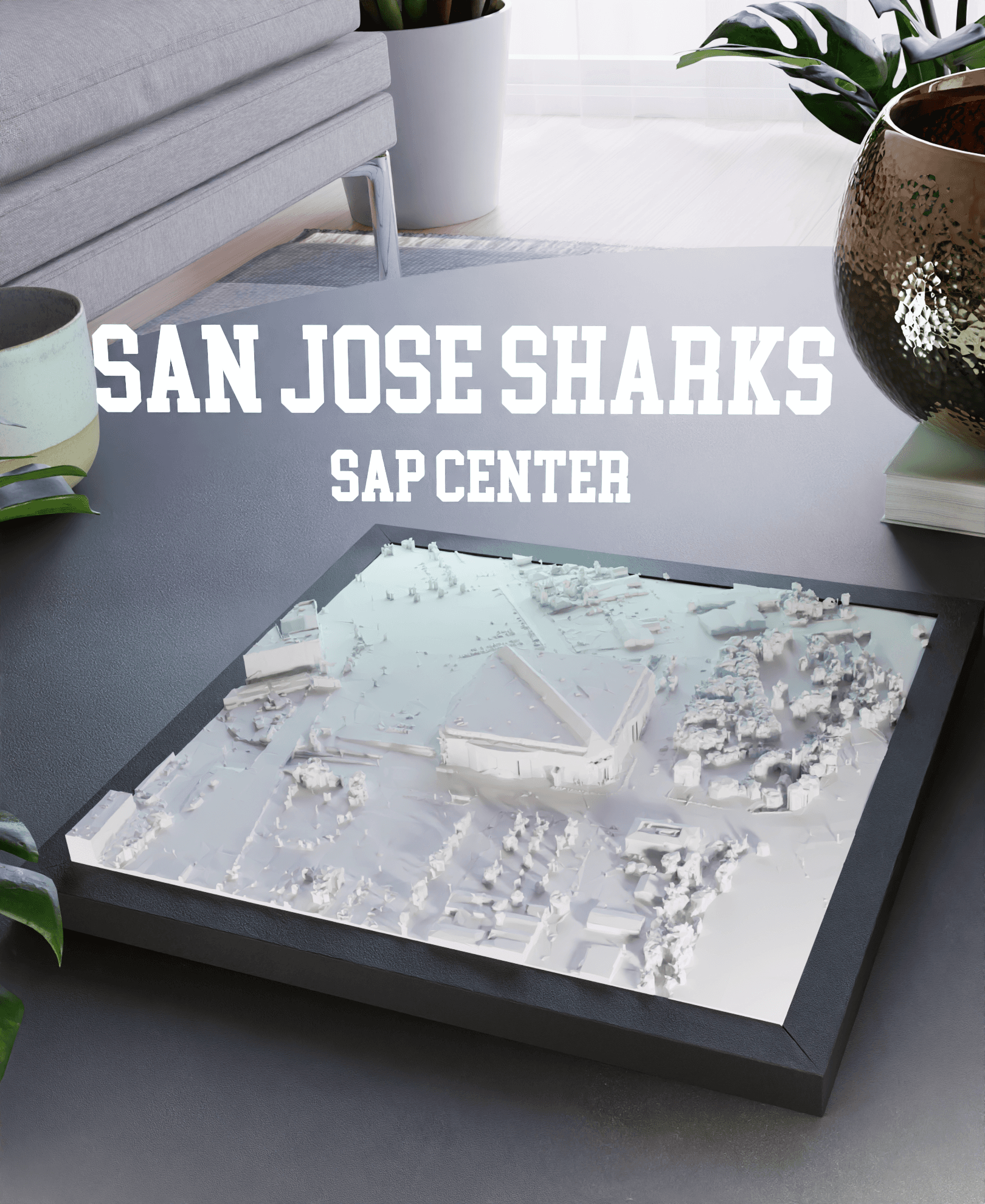 San Jose Sharks - SAP Center 3d model