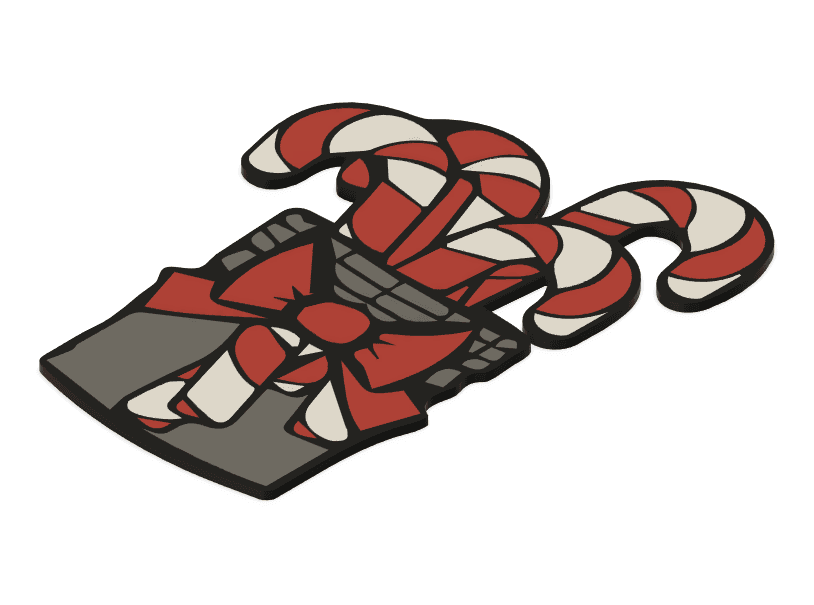 Christmas Pack: Candycane III 3d model