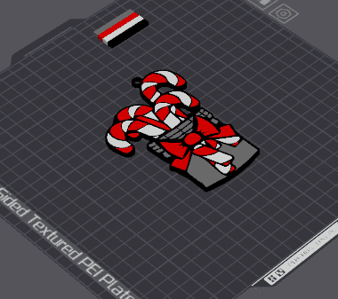 Christmas Pack: Candycane III 3d model