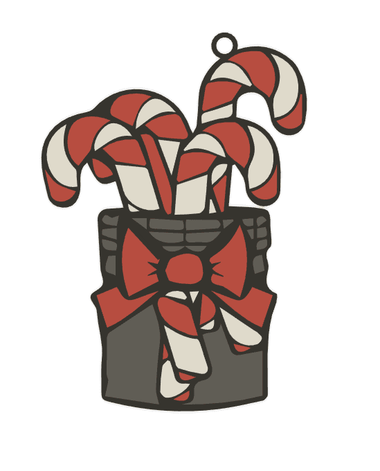 Christmas Pack: Candycane III 3d model