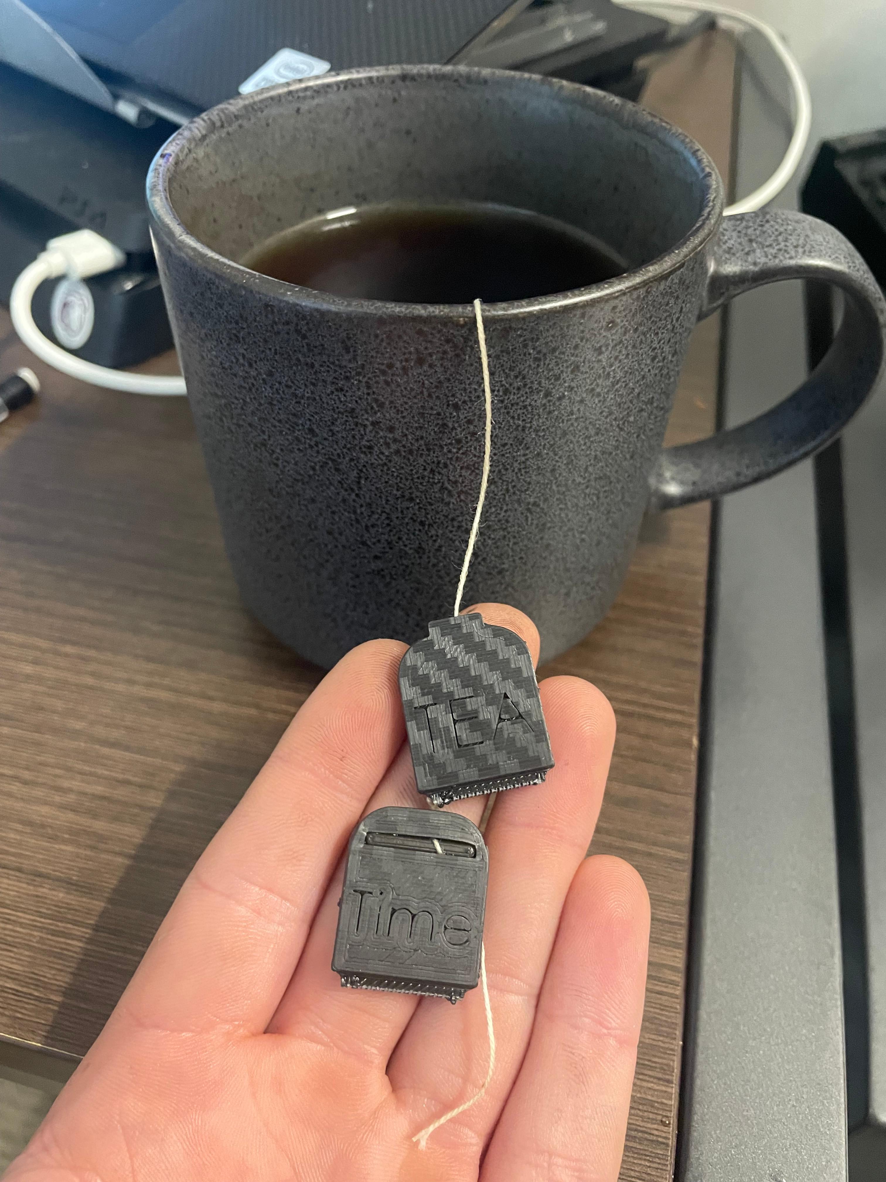 Tea Bag String Clip 3d model