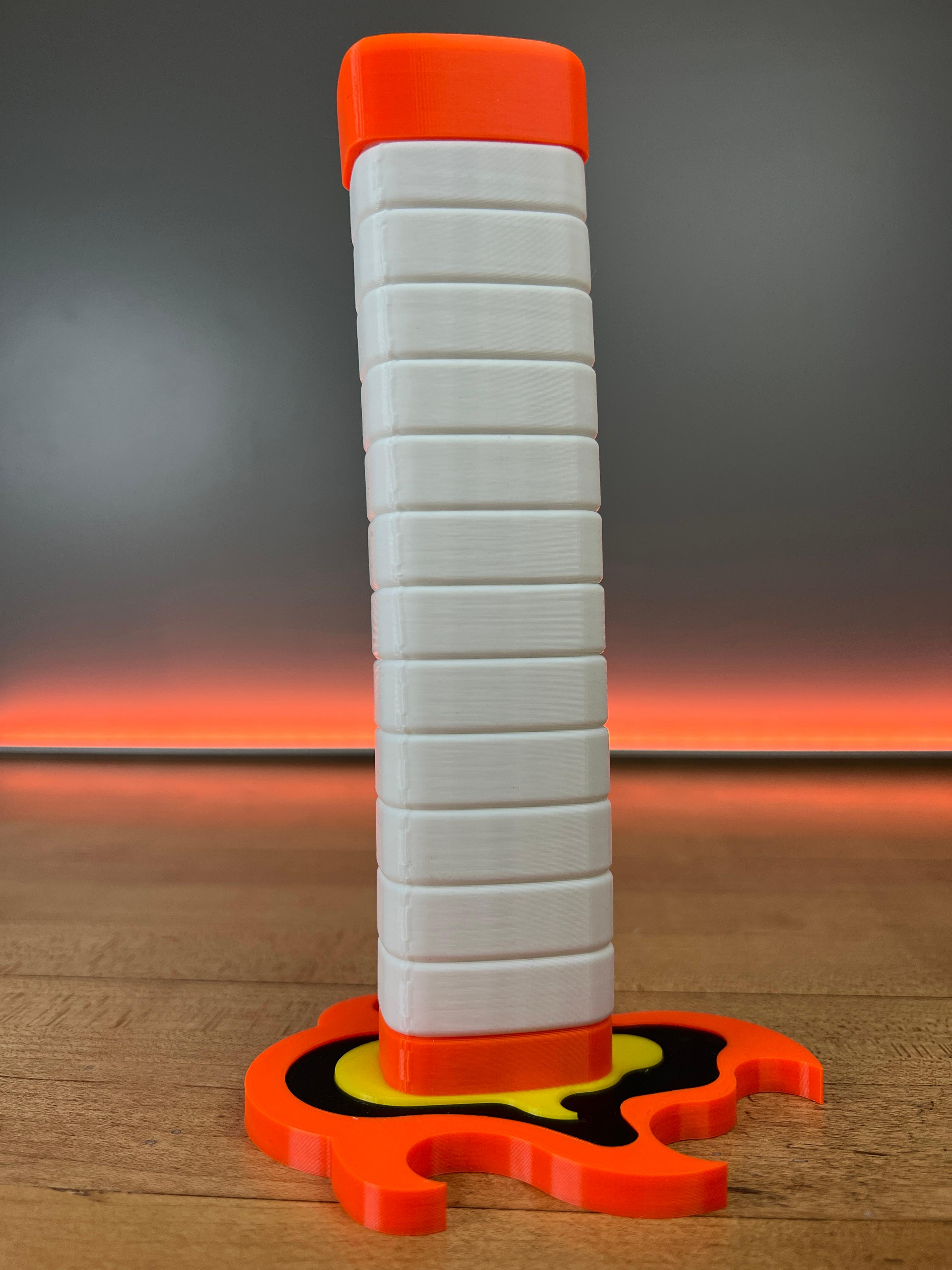 Rengoku’s Multi-Color Collapsing Katana 3d model