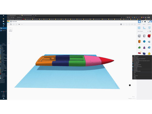 33" Jet Boat for M-JET 30 and M-JET 35 jet drive (some parts still WIP) 3d model