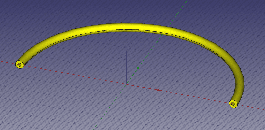 Experimentally rigid bowden tube 3d model