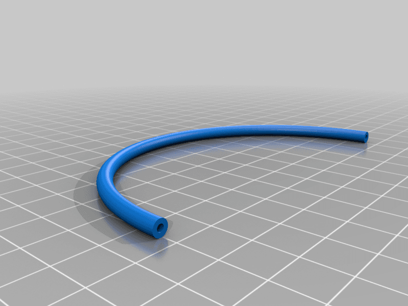 Experimentally rigid bowden tube 3d model