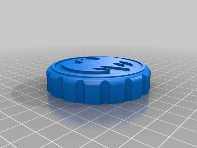 Batman - Stash Jar Lid 3d model