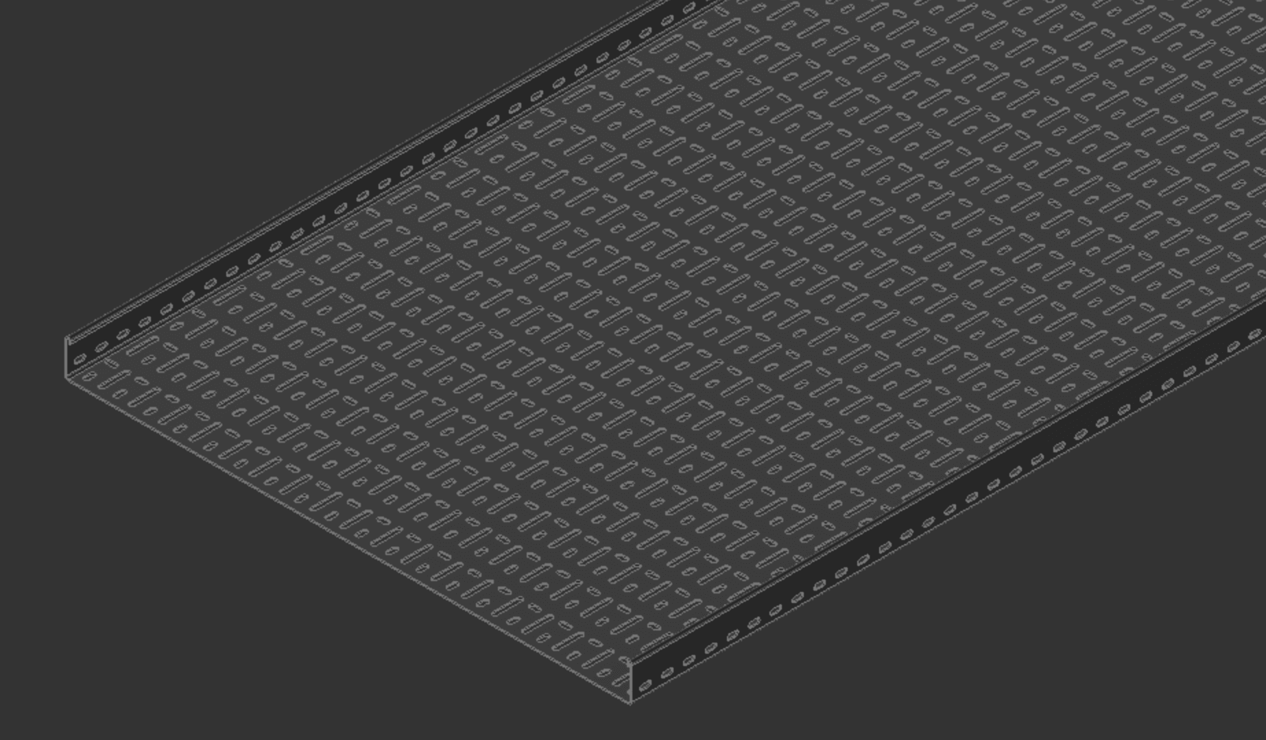 Cable Tray 750mm x 3000mm TYPE2 3d model