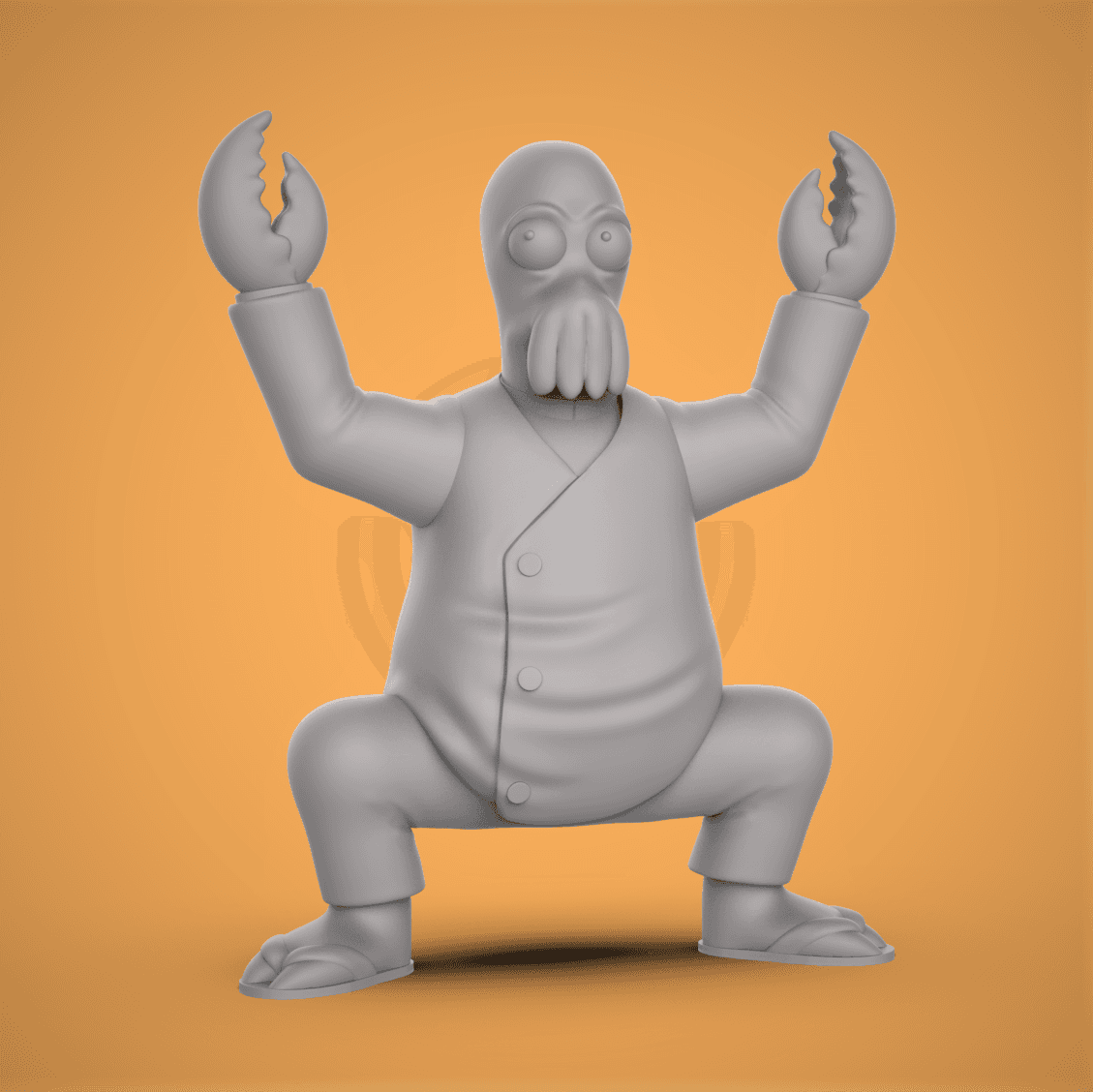 Zoidberg -Futurama 3d model