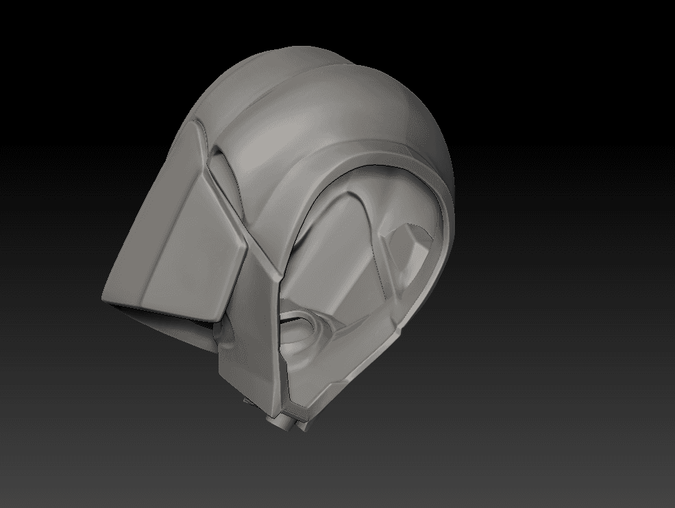 Bike Trooper Helmet 3d model