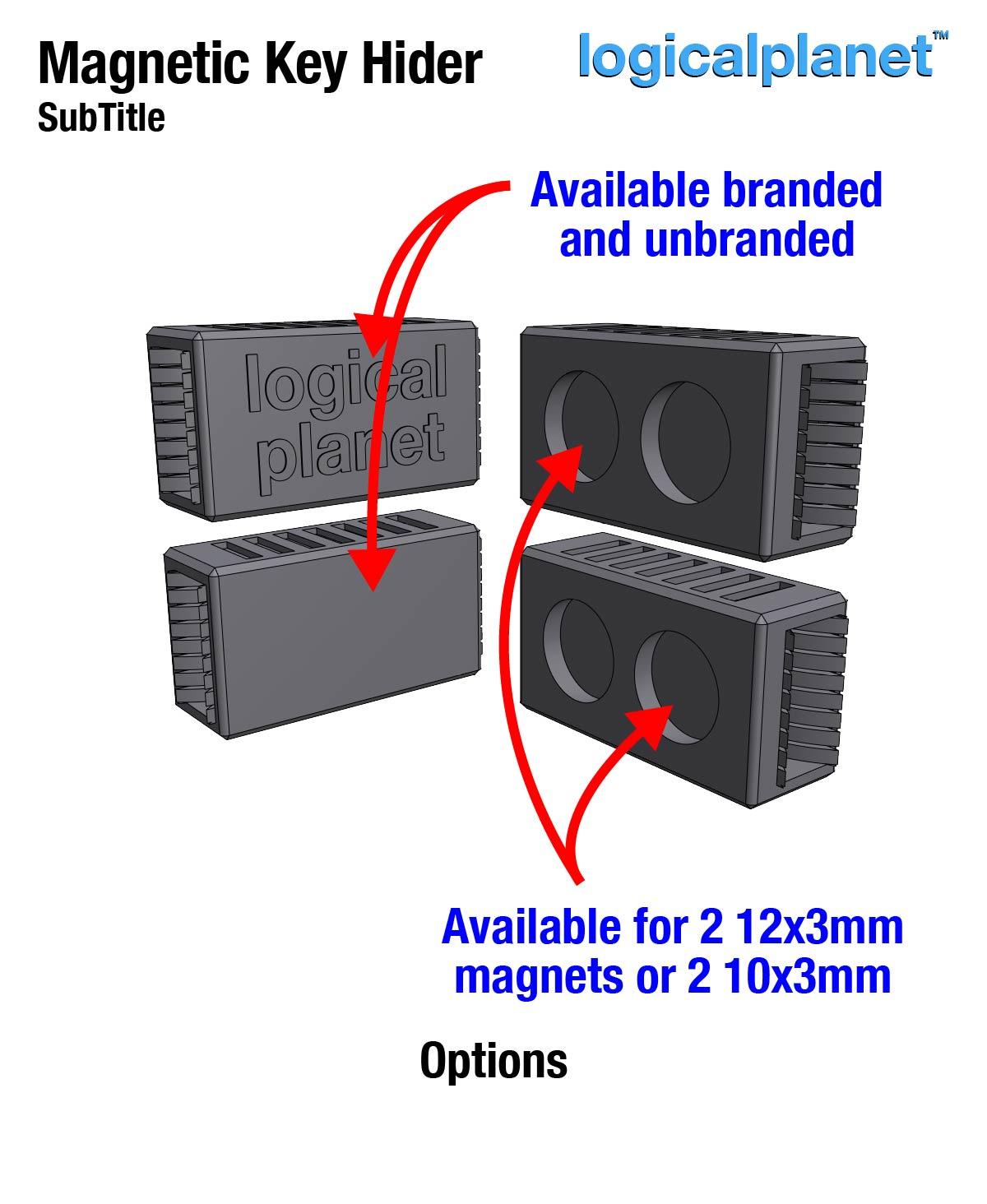 Magnetic Key Hider 3d model