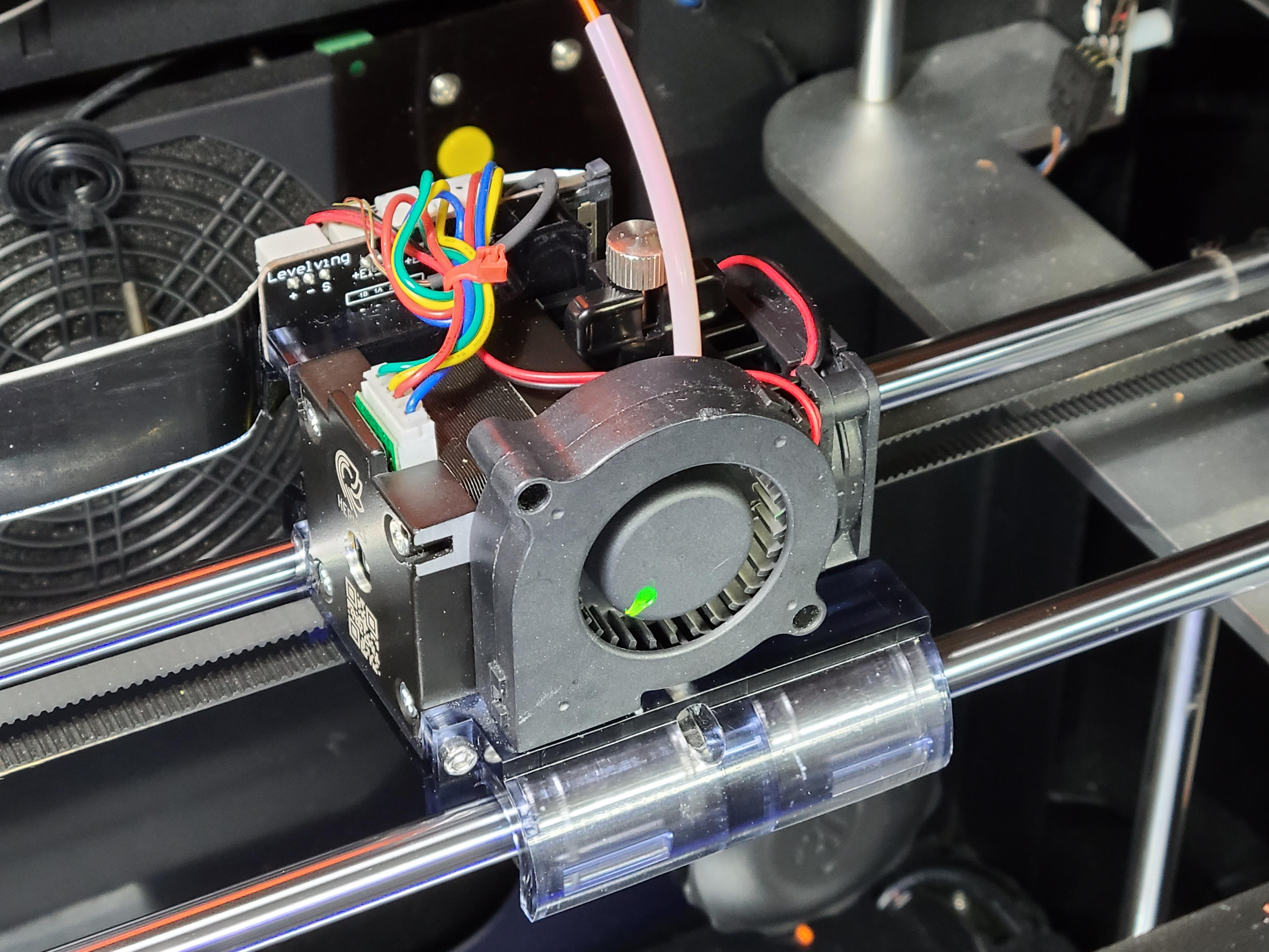 E3D Hemera Extruder Carriage Upgrade to Qidi X-Plus 3d model