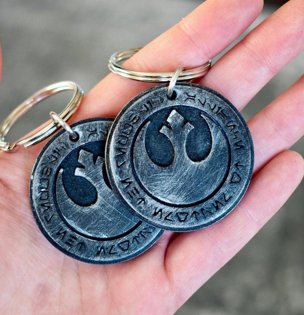 Rebel Keychain Pendant - Star Wars 3d model