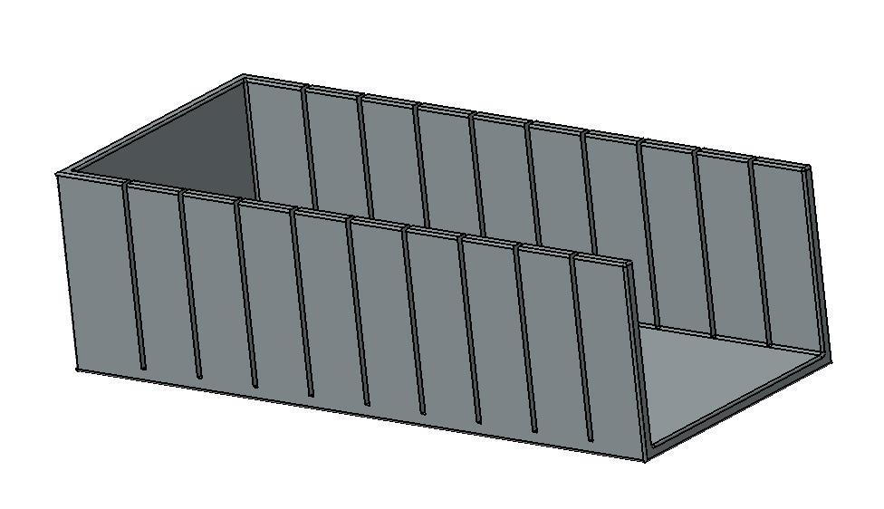 Soap Cutting Box - 1 Inch Bars.stl 3d model