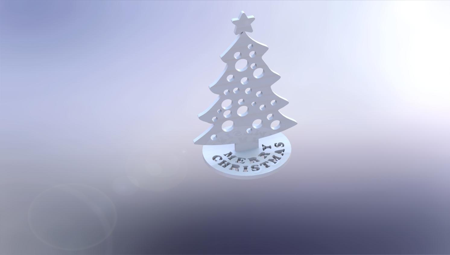 Christmas tree decoration 3d model