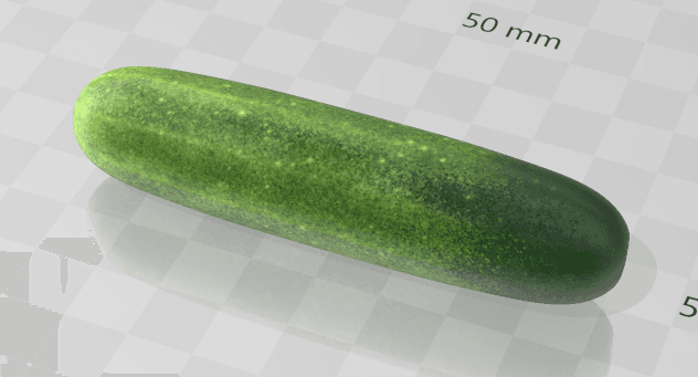 Cucumber 3d model