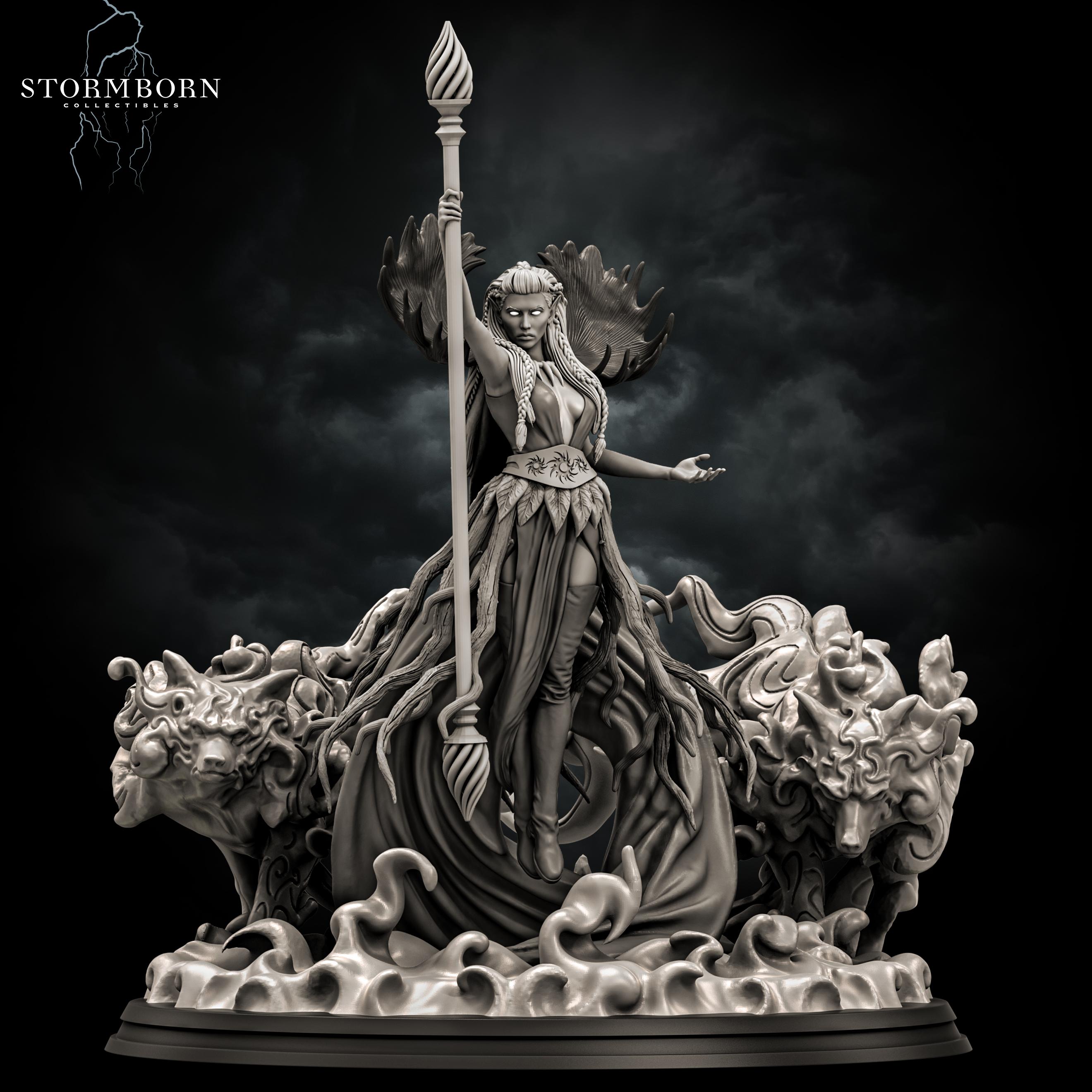 (75mm) Archdruid Valmoira 3d model