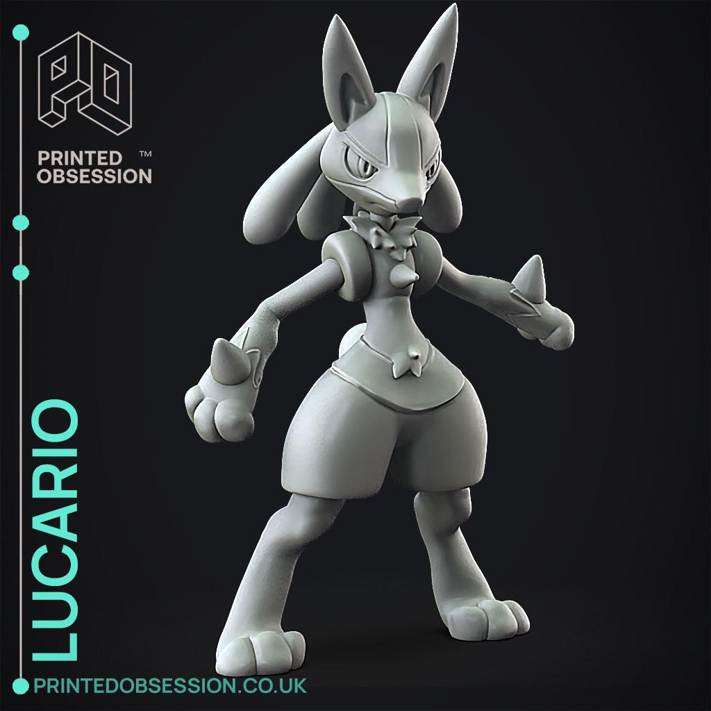 Lucario - Pokemon - Fan Art 3d model