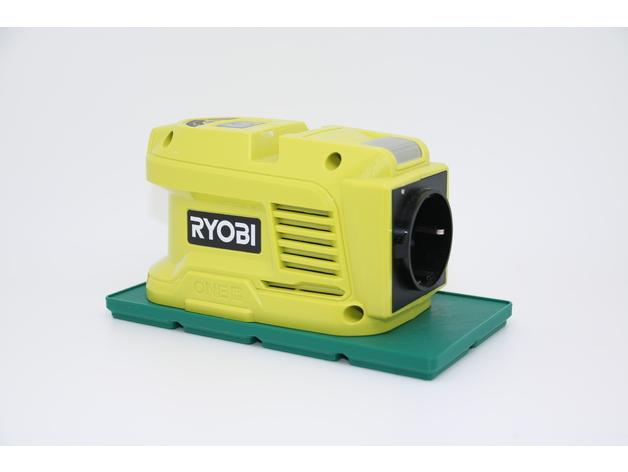 Gridfinity Ryobi One 18 V Tool Holder (Generic) 3d model