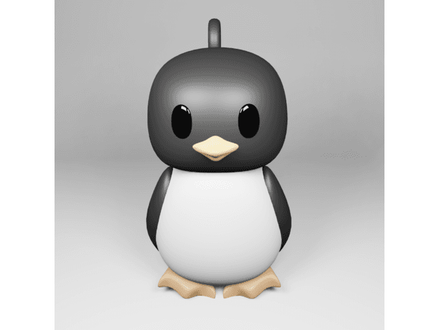 KEYCHAIN PENGUIN 3d model