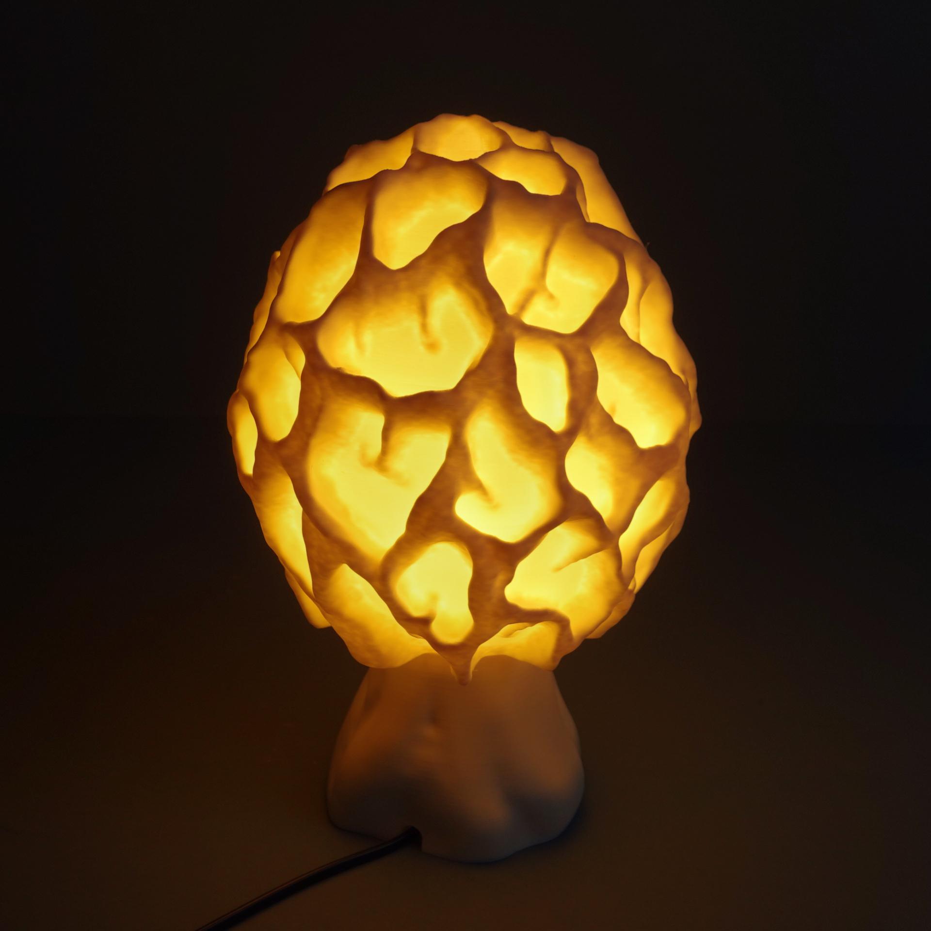 Mushroom lamp “Morchella Esculenta” 3d model