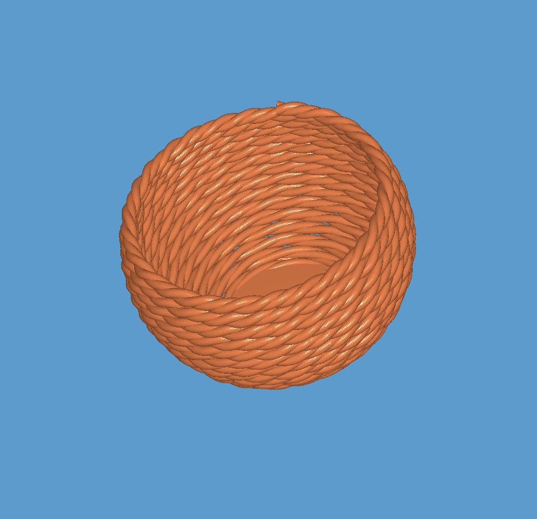 Rope bowl 3d model