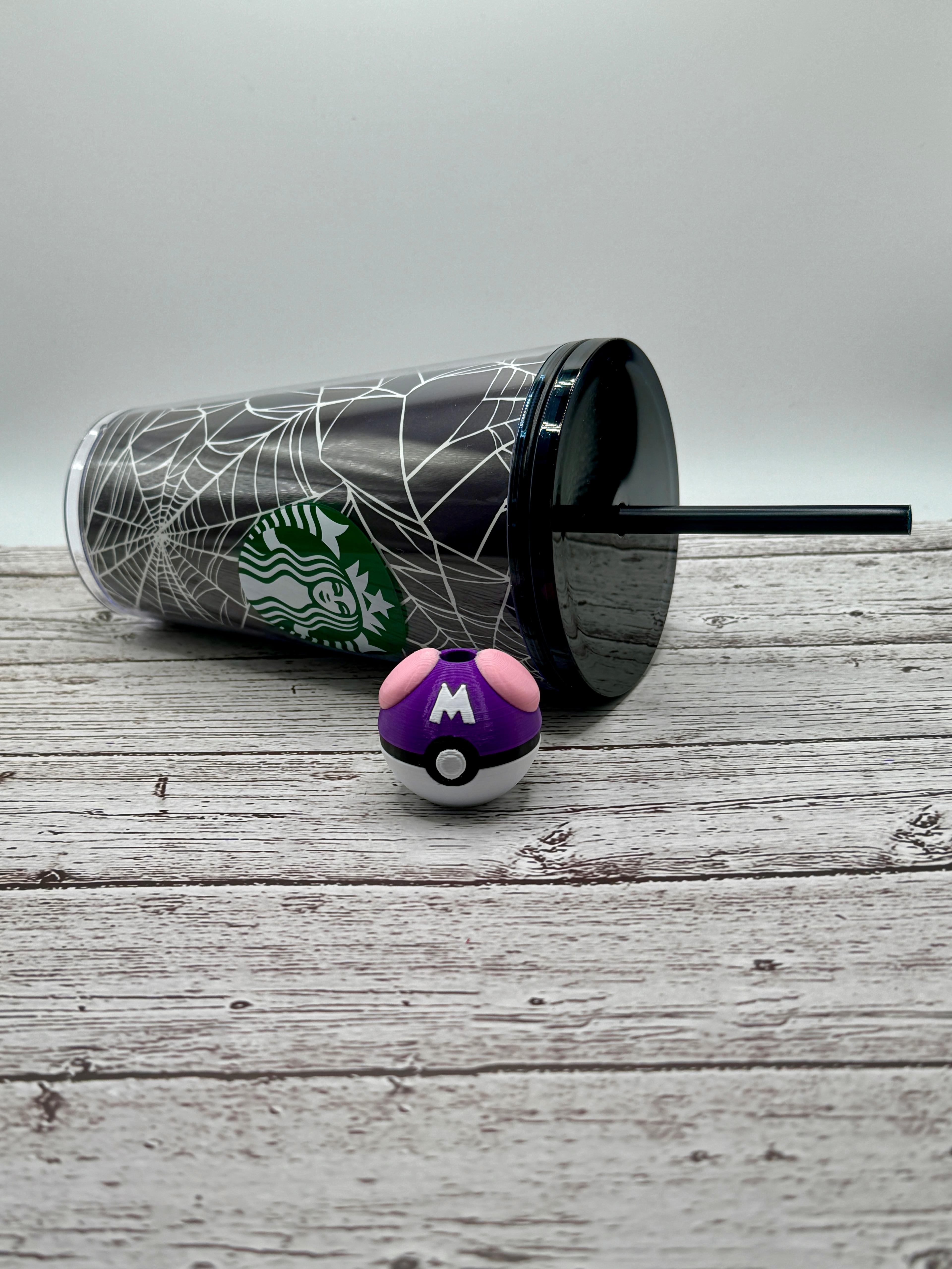 Master Ball Straw Topper 3d model