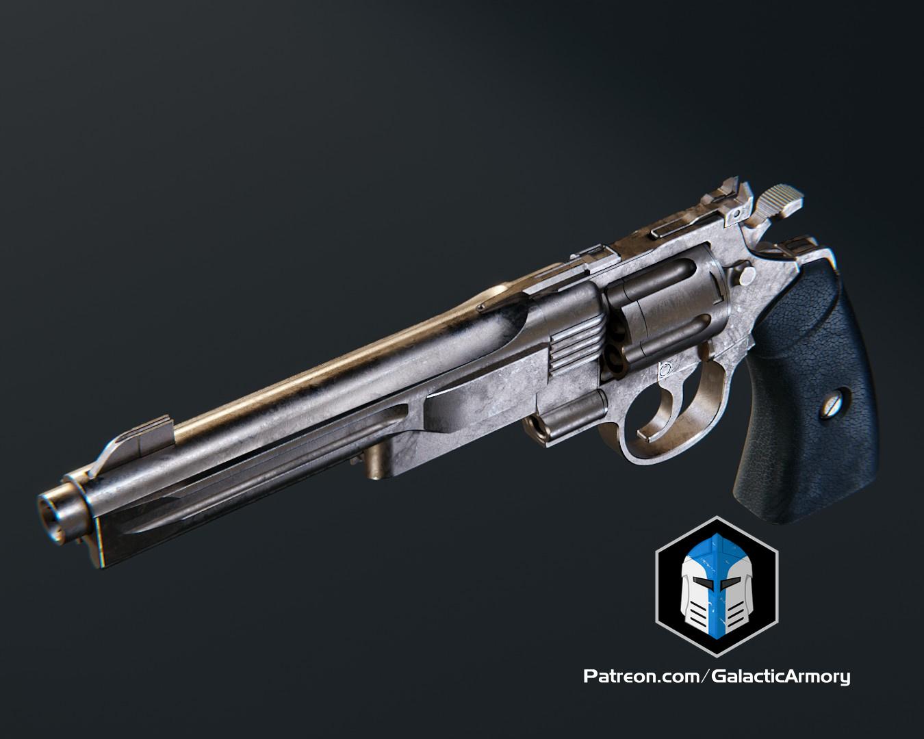 Mandalorian Gunslinger Blaster - 3D Print Files 3d model