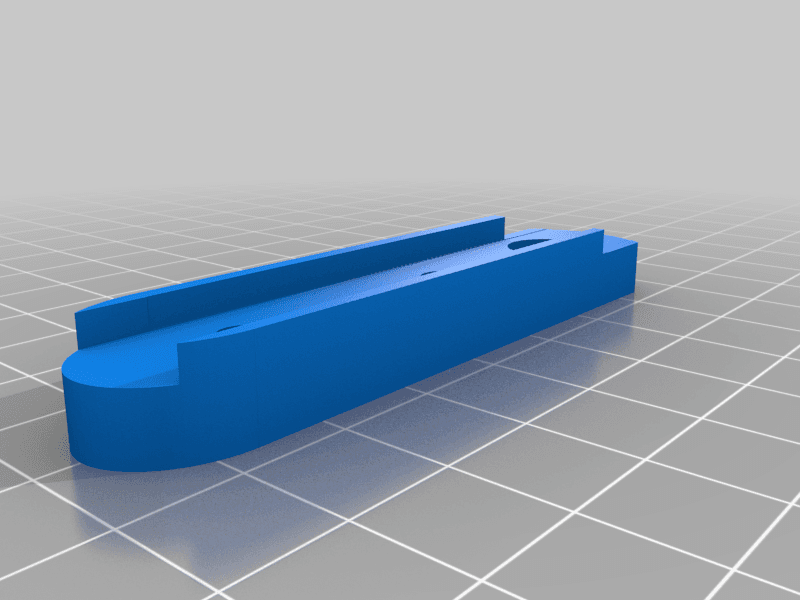 Kingroon KP3 X Axis Linear Rail Mod 3d model