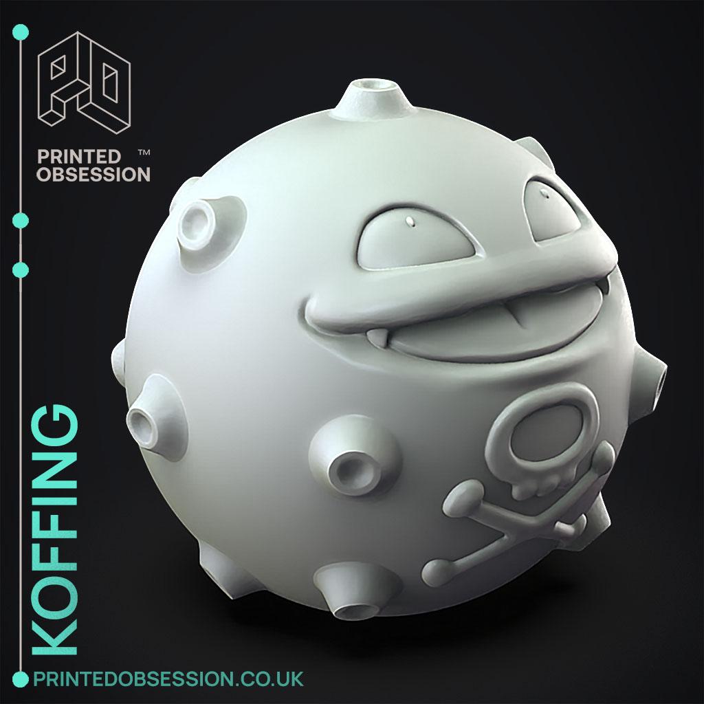 Koffing - Pokemon - Fan Art 3d model