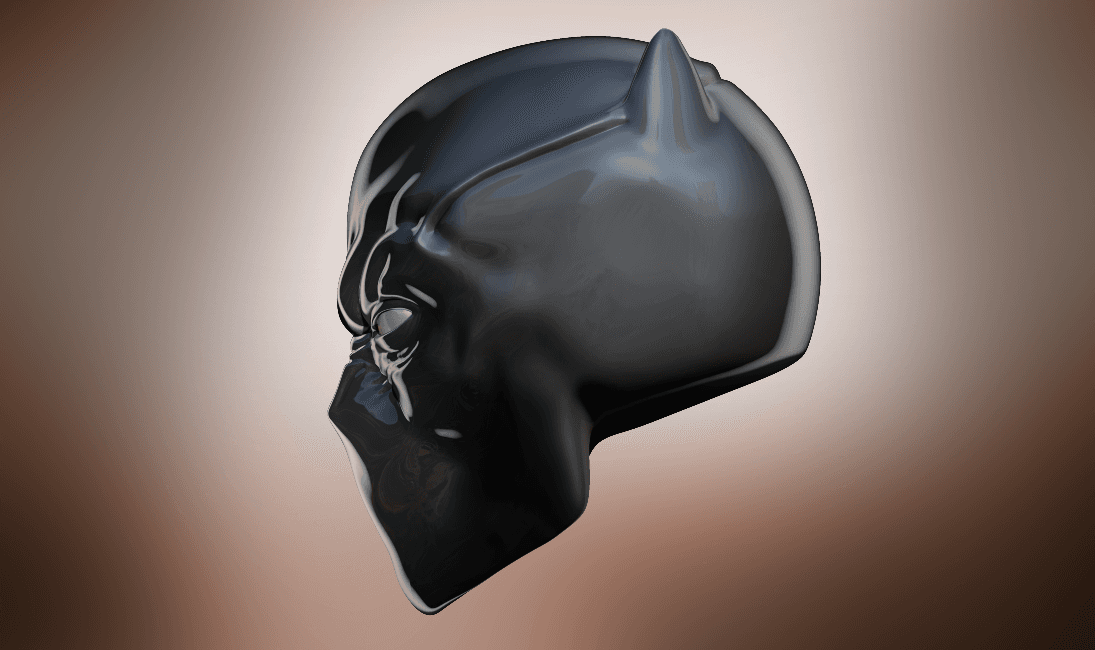 Black Panther Original Cowl 3d model