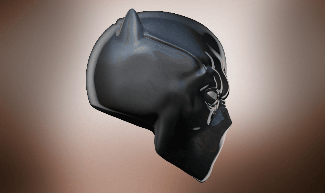 Black Panther Original Cowl 3d model