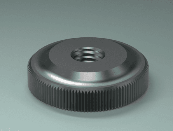 DIN 467-M10 bolt 3d model