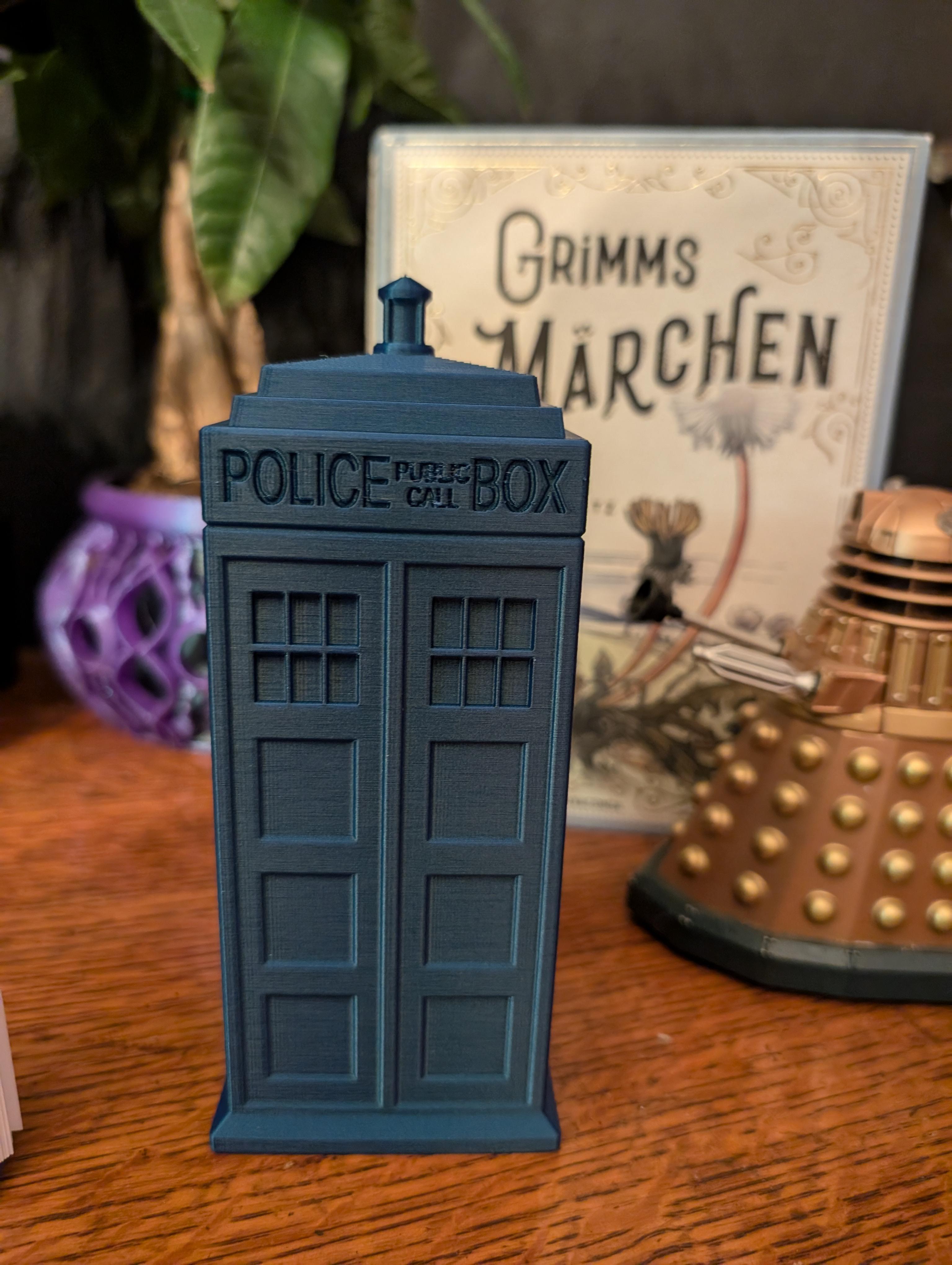 Print-in-Place Twisty Puzzle - TARDIS - This turned out so pretty! - 3d model