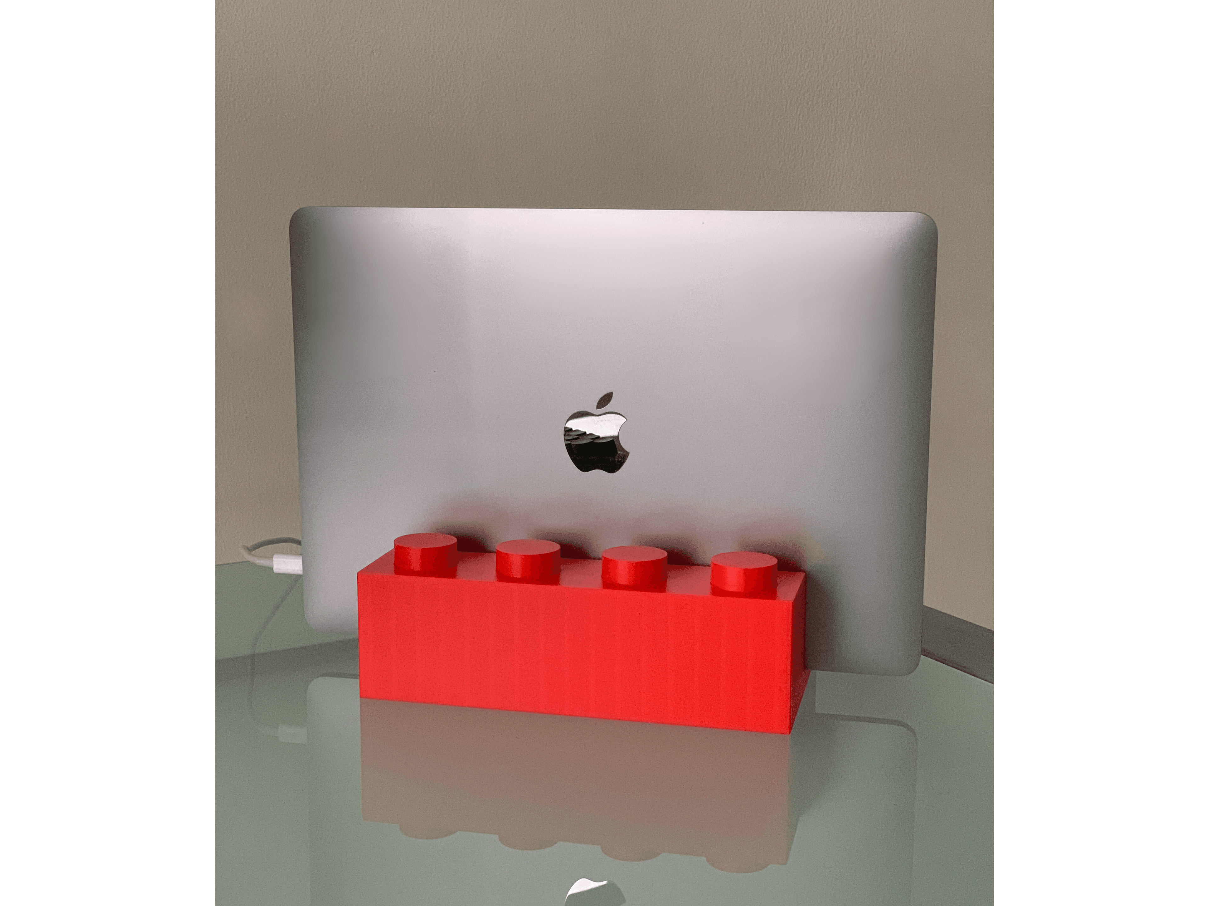 Brick Vertical Laptop Stand 3d model