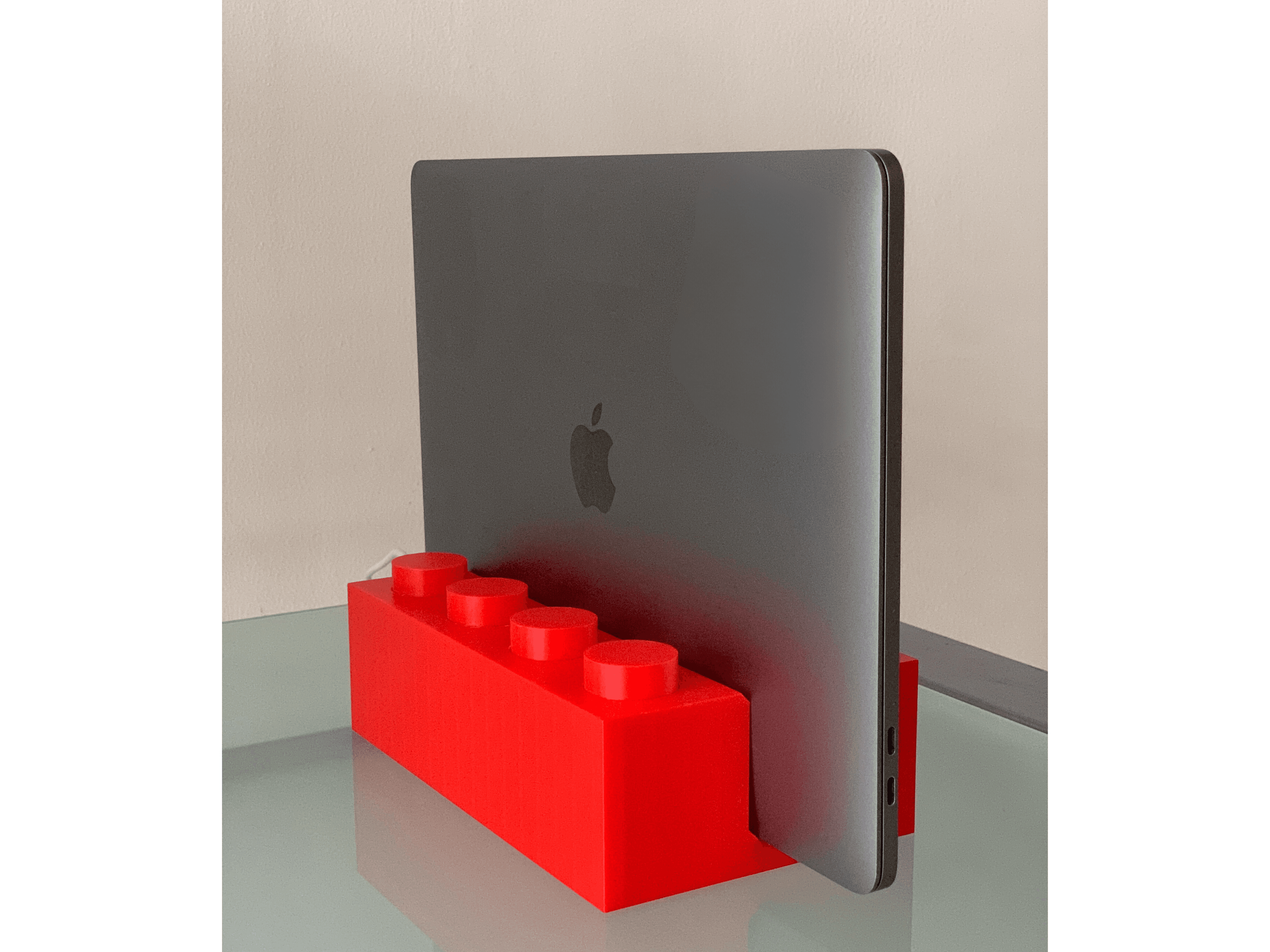 Brick Vertical Laptop Stand 3d model